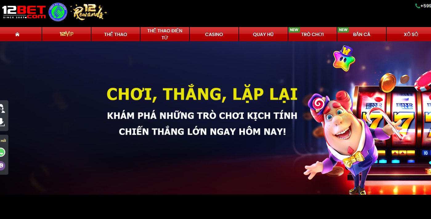 12bet Kho sản phẩm cá cược trực tuyến 12bet